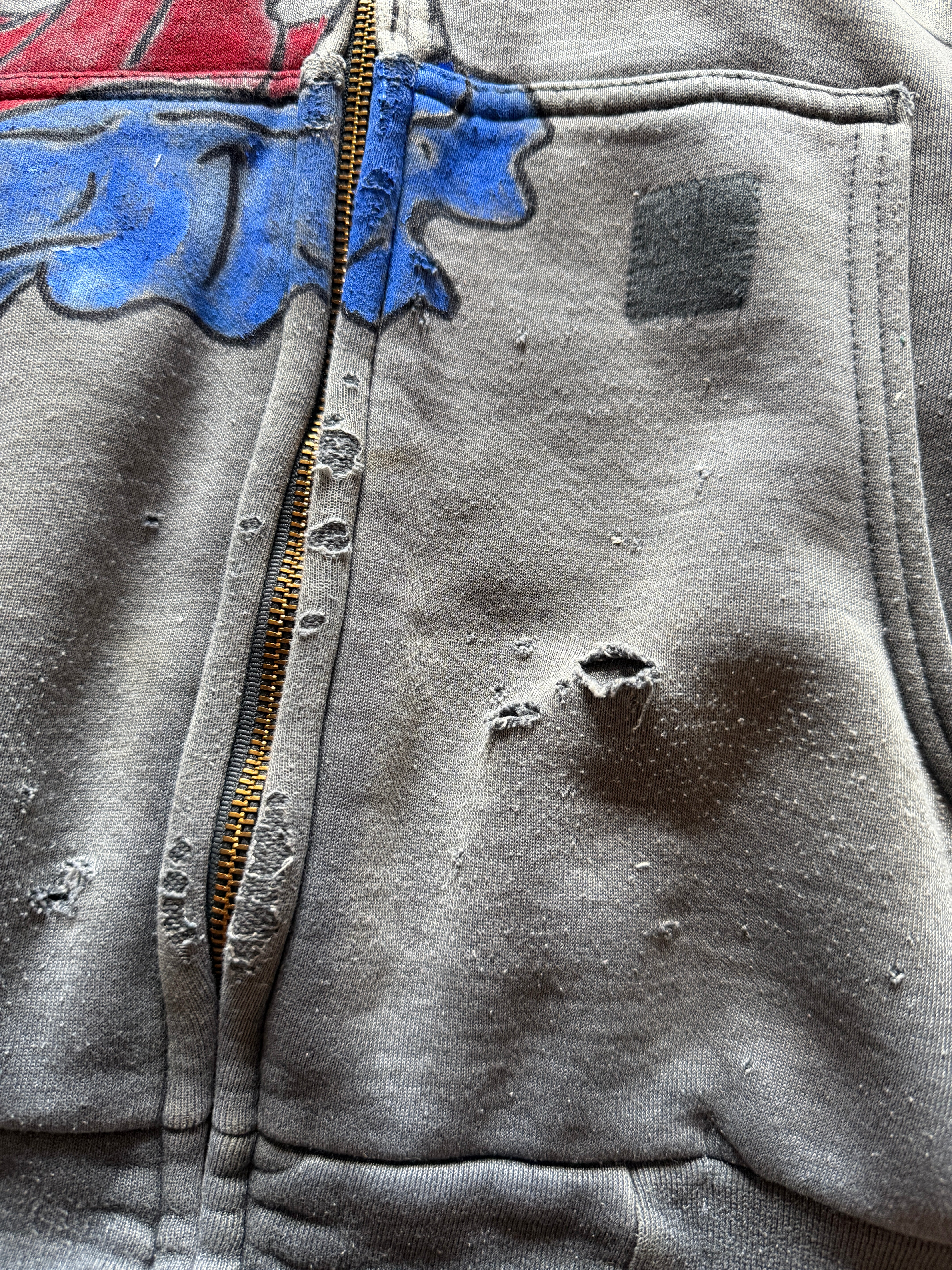 HAND DRAWN JAPAN ZIP HOODE