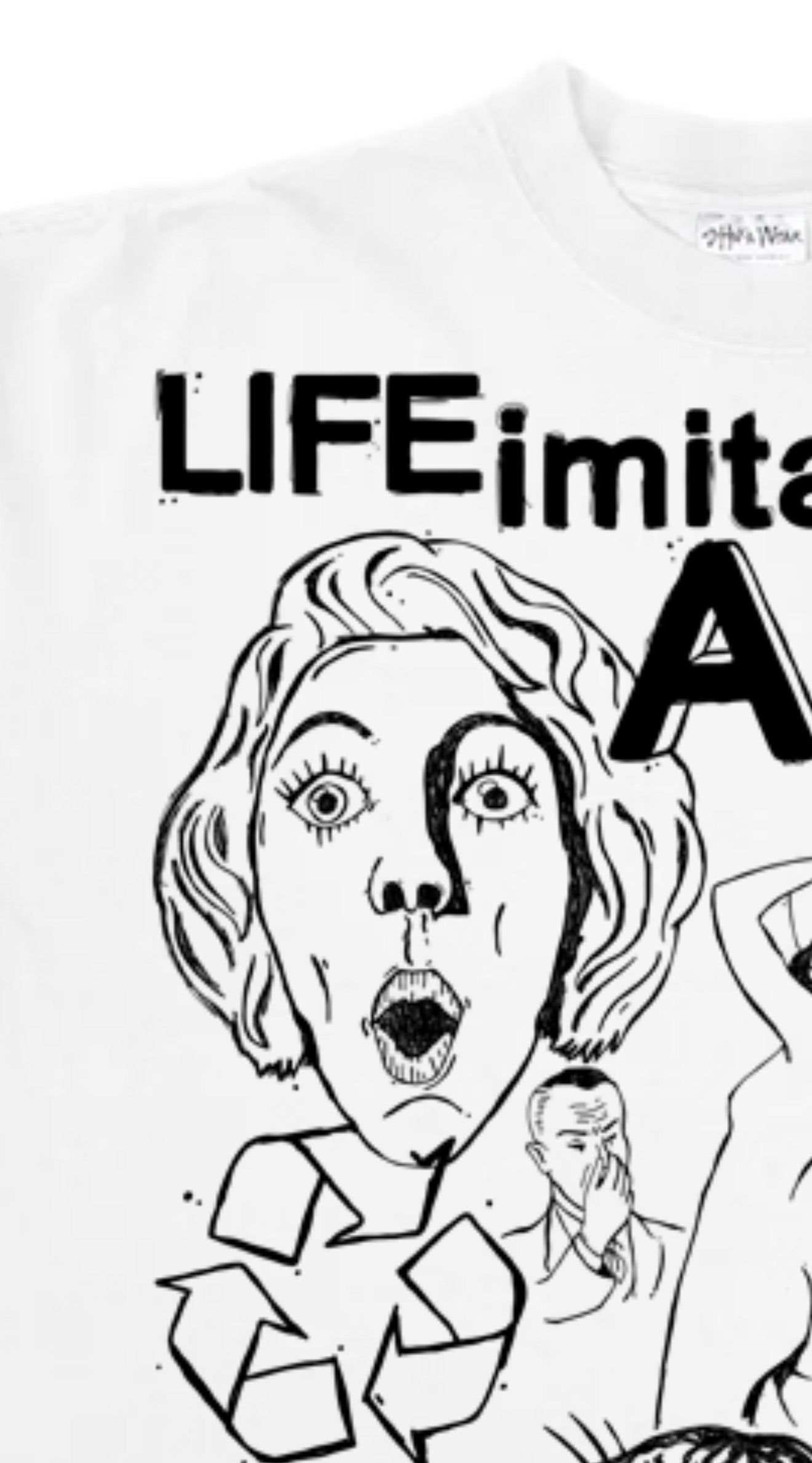 LIFE IMITATES ART TEE