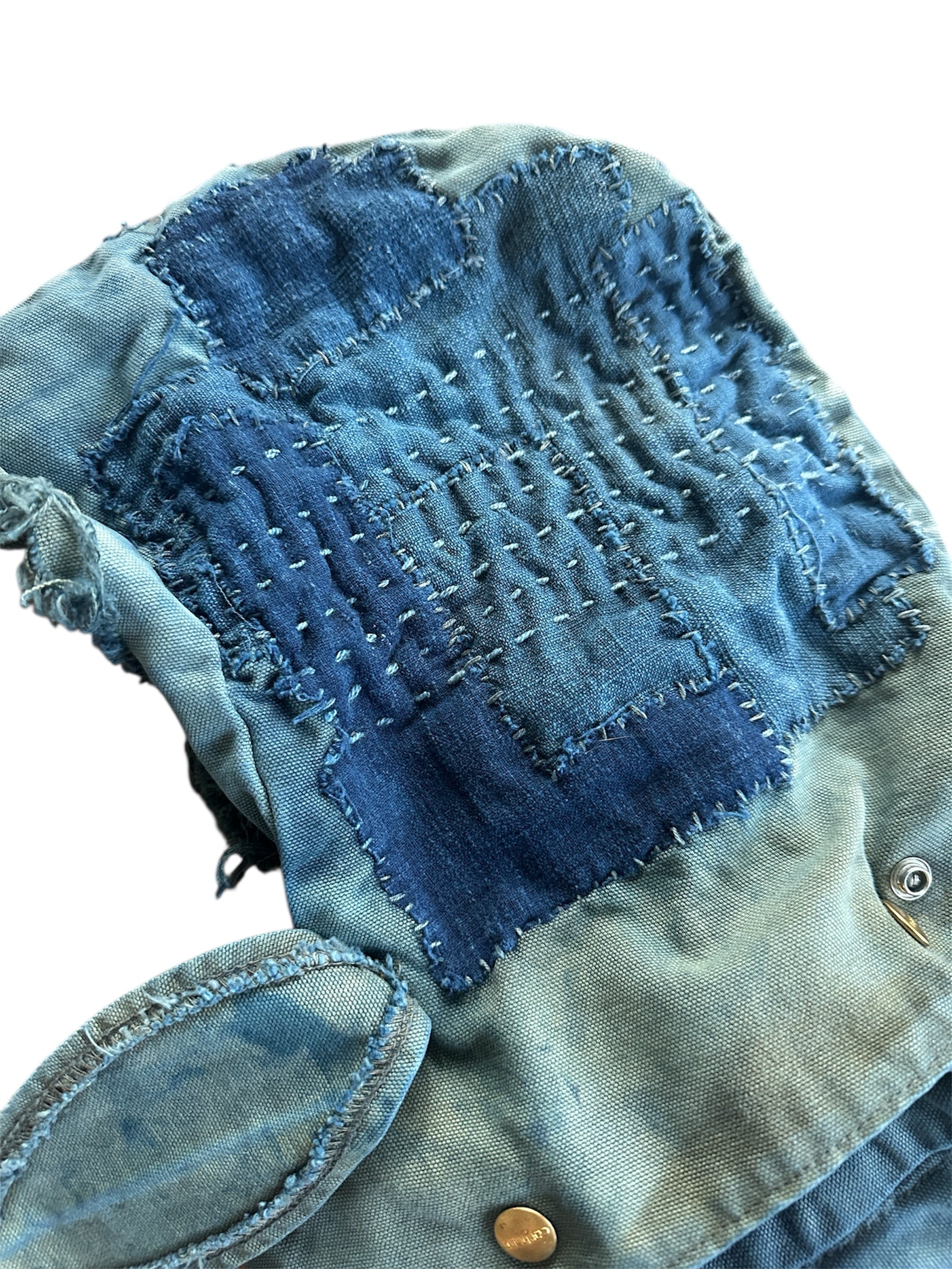 INDIGO HAND-STITCHED BORO JACKET