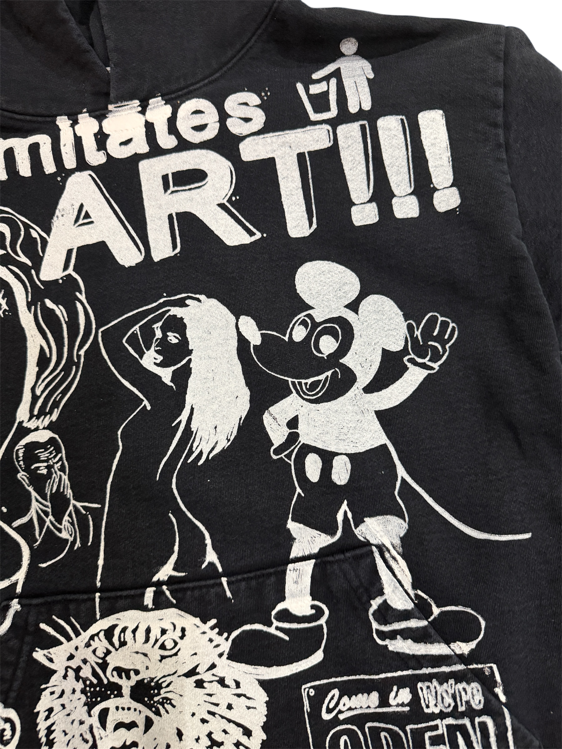 LIFE IMITATES ART HOODIE