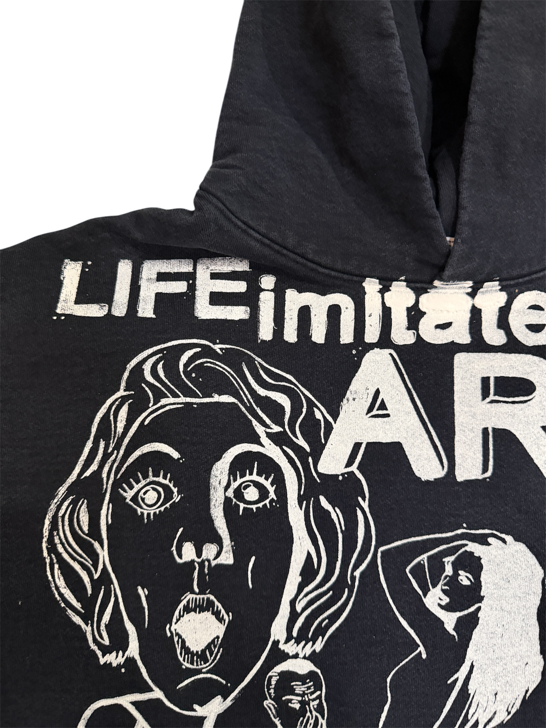 LIFE IMITATES ART HOODIE
