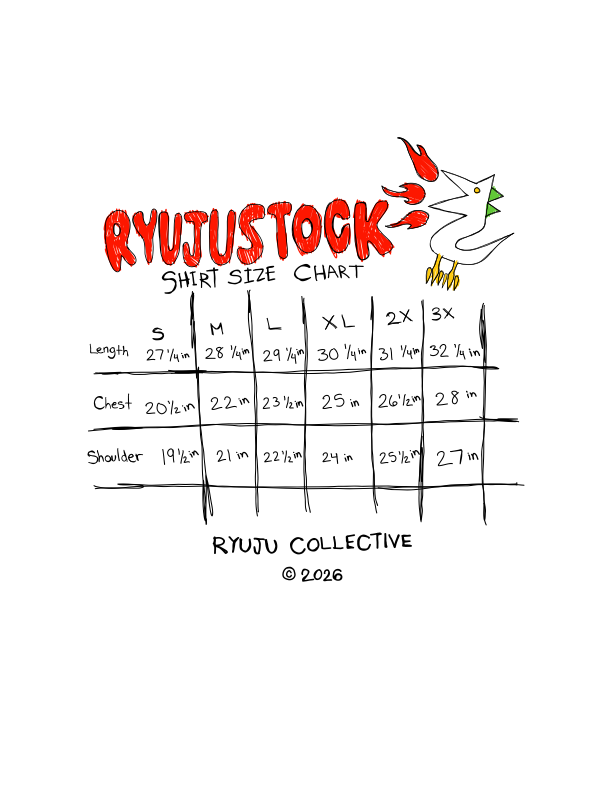 RYUJUSTOCK TEE PREORDER